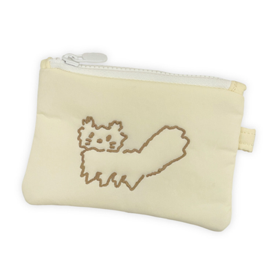 Fukafuka Studio Dotom Card Pouch Surprised Cat