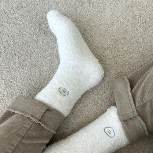[Sky Folio] White Cloud Sleep Socks