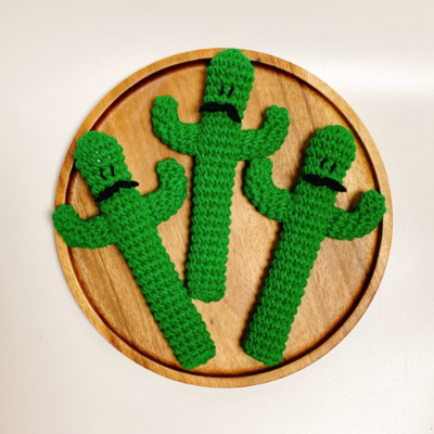 [Amicom] Matatabi Cactus Cat Knitted Toy