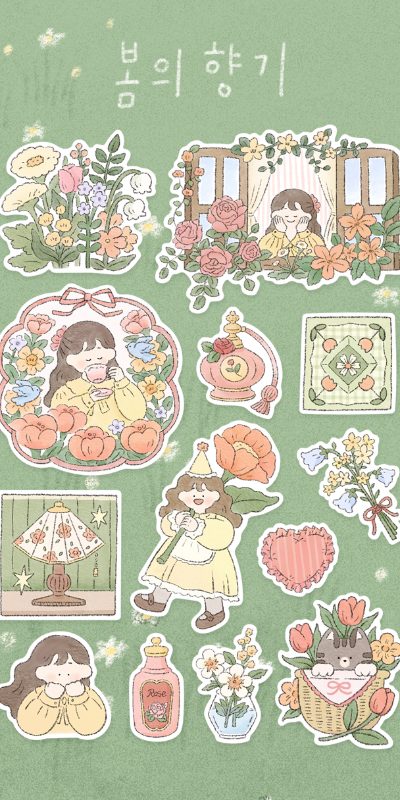 Midnight Note Spring Fragrance Sticker