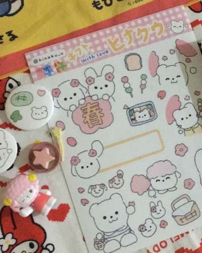 [Hinakuu] Friends' Spring Sticker