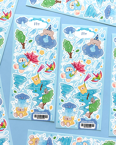 Creamy Crumbs Water Bomb Seal Sticker