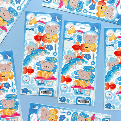 Creamy Crumbs Humidity 100 Seal Sticker