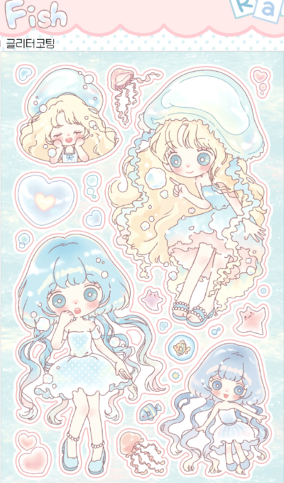 Rerry Jelly Fish Sticker