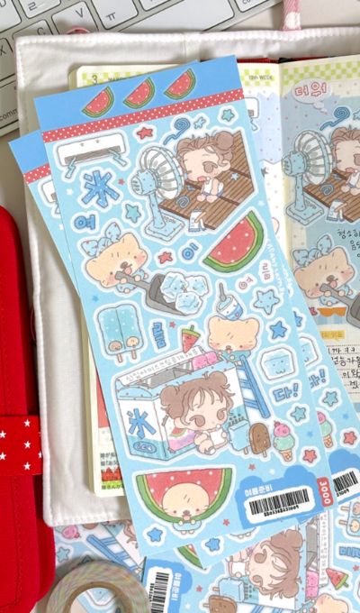 Creamy Crumbs Summer Preparation Sticker