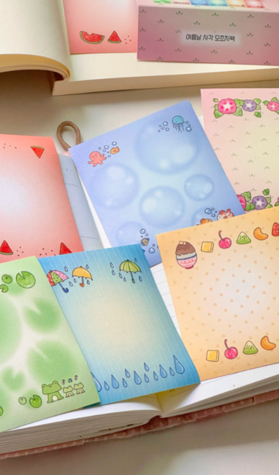 Westies Summer Days Square Matte Sticker Pack