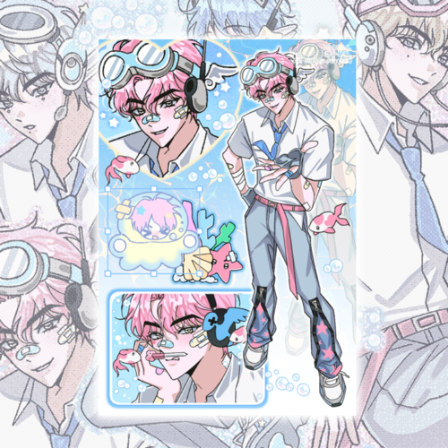 Fierce Beast Shop Summer Water Scales Ho-beom Postcard