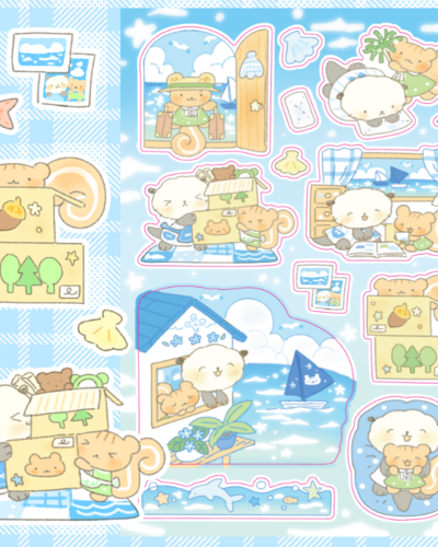 Cotton World Sea Moving Sticker