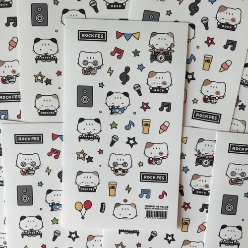 Happy Happy Moo Summer Rock Festival Sticker
