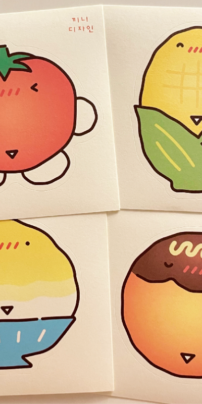 Kkini Design Summer Kkini Matte Sticker Pack