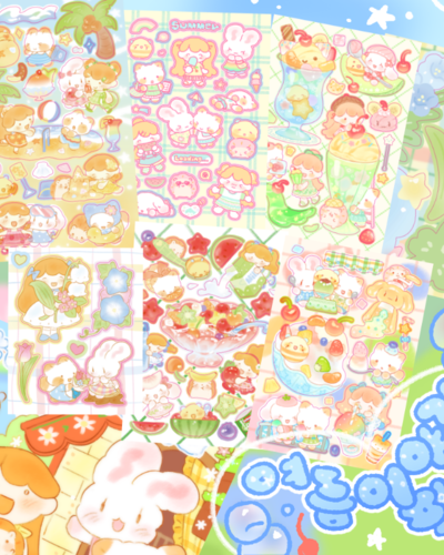 Cotton World Summer Story Sticker Pack
