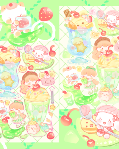Cotton World Tock Tock Soda Sticker