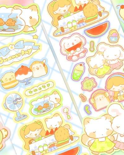 [Cotton World] Summer Day Memories Sticker
