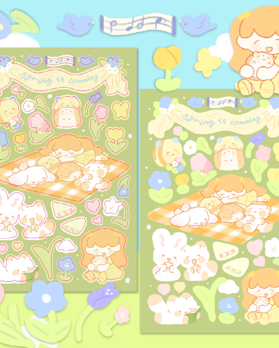 [Cotton World] Spring Has Come Sticker