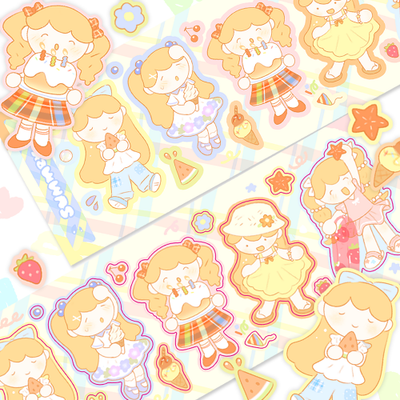 [Cotton World] Summer Vanilla Sticker