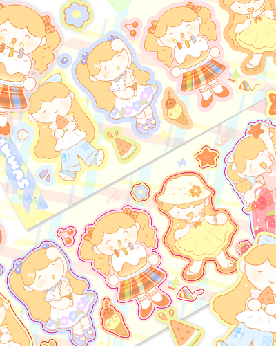 [Cotton World] Summer Vanilla Sticker
