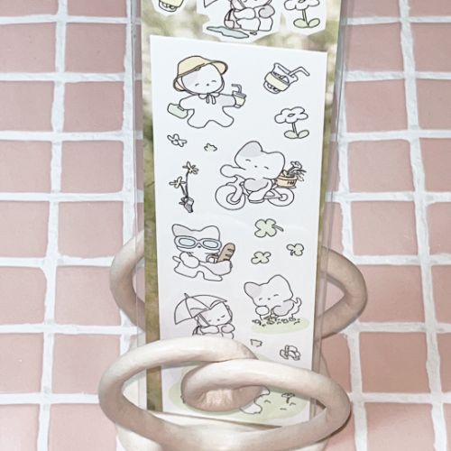 [Sosohihi] Summer Stroll Seal Sticker