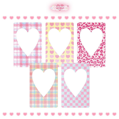 Pullybutton Fluffy Pattern Clear Photocard