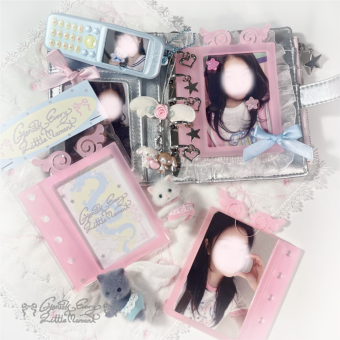 Cherish203 5-Ring Angel Photocard Holder