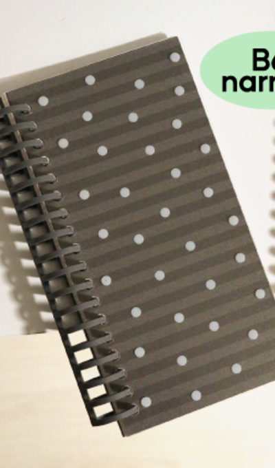 A Piece of Things B6 Narrow Scrap Journal ver.2 - Dot Stripe