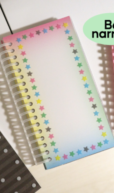 A Piece of Things B6 Narrow Scrap Journal ver.2 - Star Frame