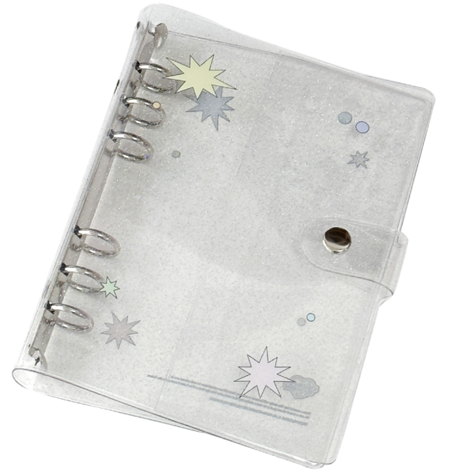 A Bubble Crush A6 Salty Glitter Binder