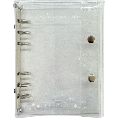 Erbubble Crush A6 Special Character Binder - White