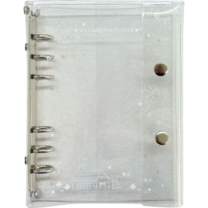 Erbubble Crush A6 Special Character Binder - White