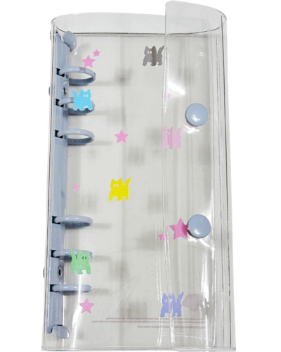 Abble Crush A6 Half Gray Blue Binder