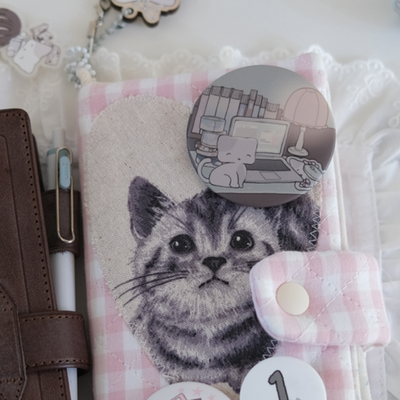 Sosohihi Early Morning Work Pin Button