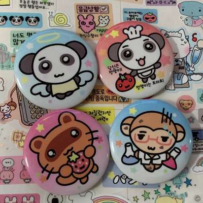 Churu Label Pin Button 3 Types