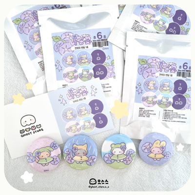 Euseu Seu Sang Shop Morning Glory Random Pin Badge