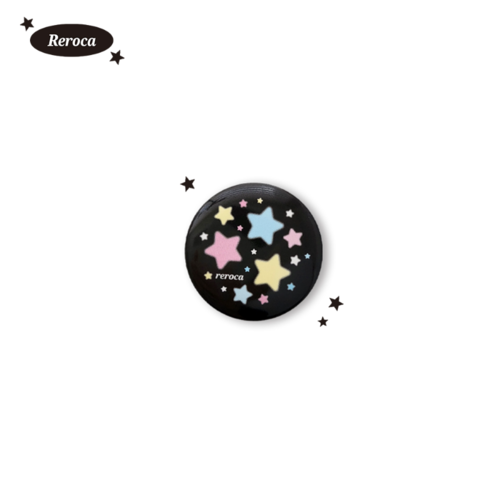 Reroka Star Star Star Pin Button