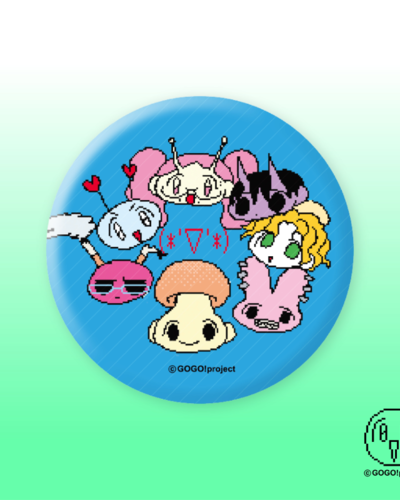 GoGo Project Strange (*^▽^*) Friends Large Button Badge