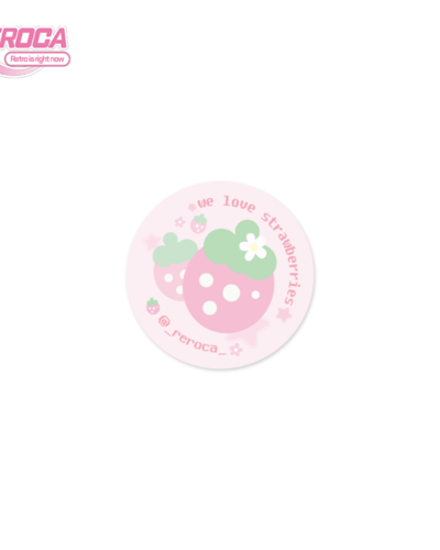 Leroca Strawberry Pin Badge