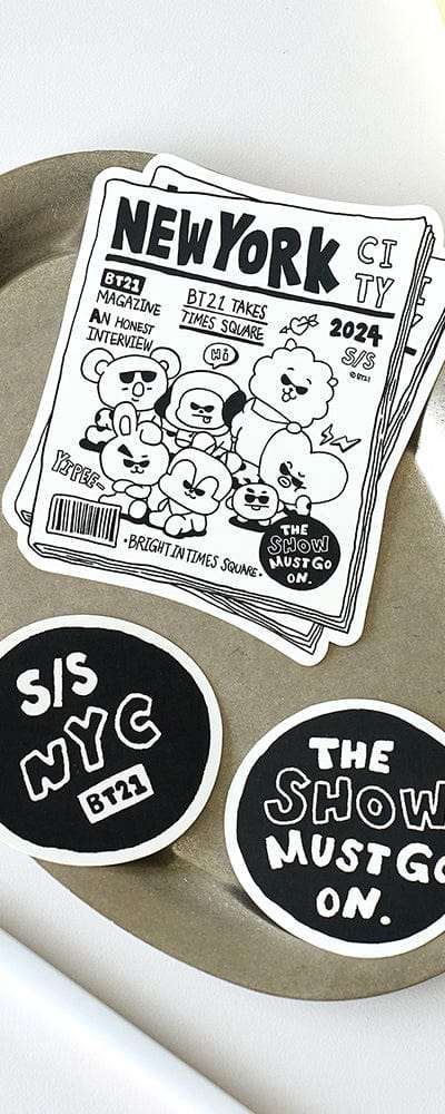 BT21 CITY EDITION スティッカー - ニューヨーク