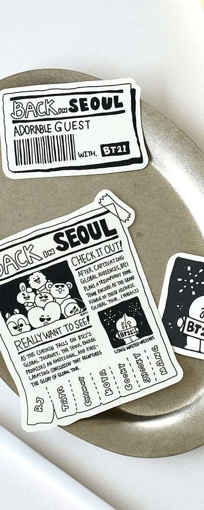 BT21 CITY EDITION ステッカー - ソウル