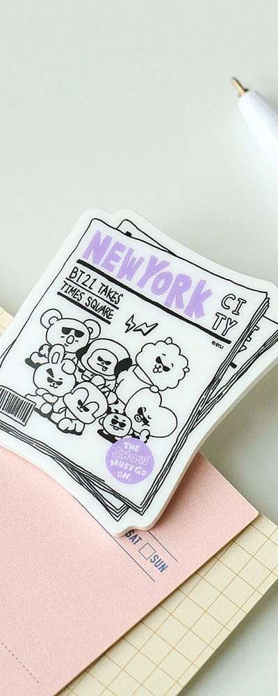 BT21 CITY EDITION アクリルクリップマグネット - ニューヨーク