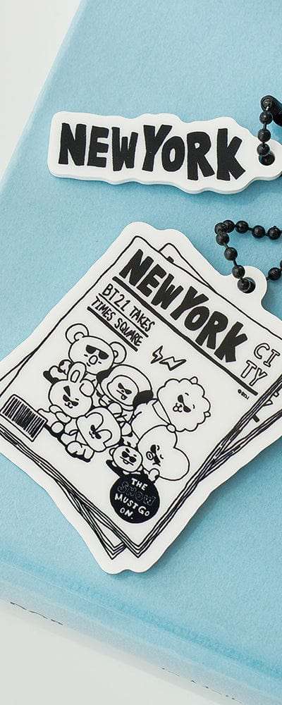 BT21 CITY EDITION アクリルキーリング - ニューヨーク