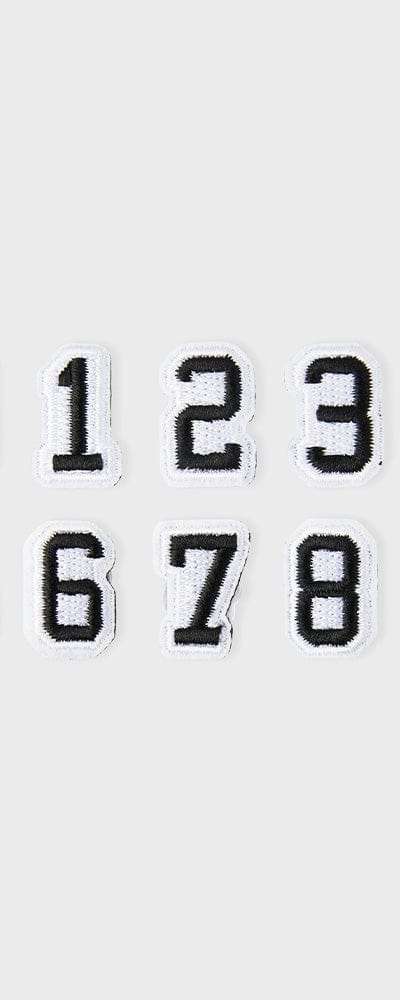 コレ ベーシック 数字 ワッペン スティコン