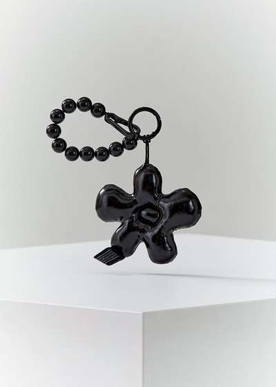 Kolae Melting Flower Padded Keyring Black