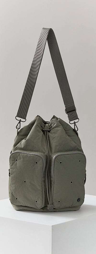 COLLER バケットバッグ L モスグリーン