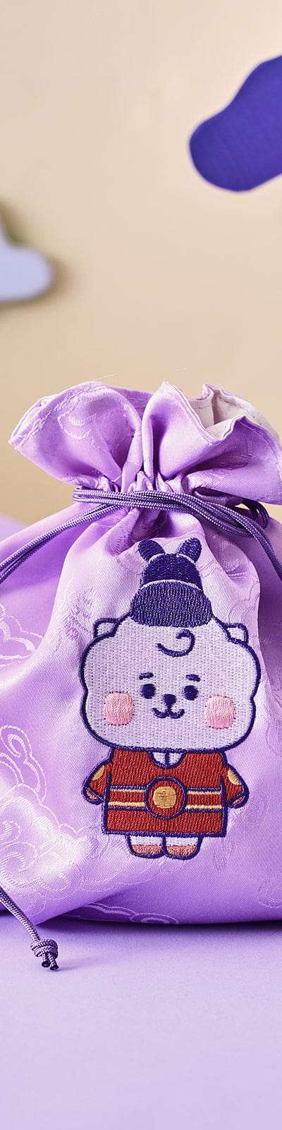 BT21 RJ BABY K エディション 2 福巾着 ポーチ