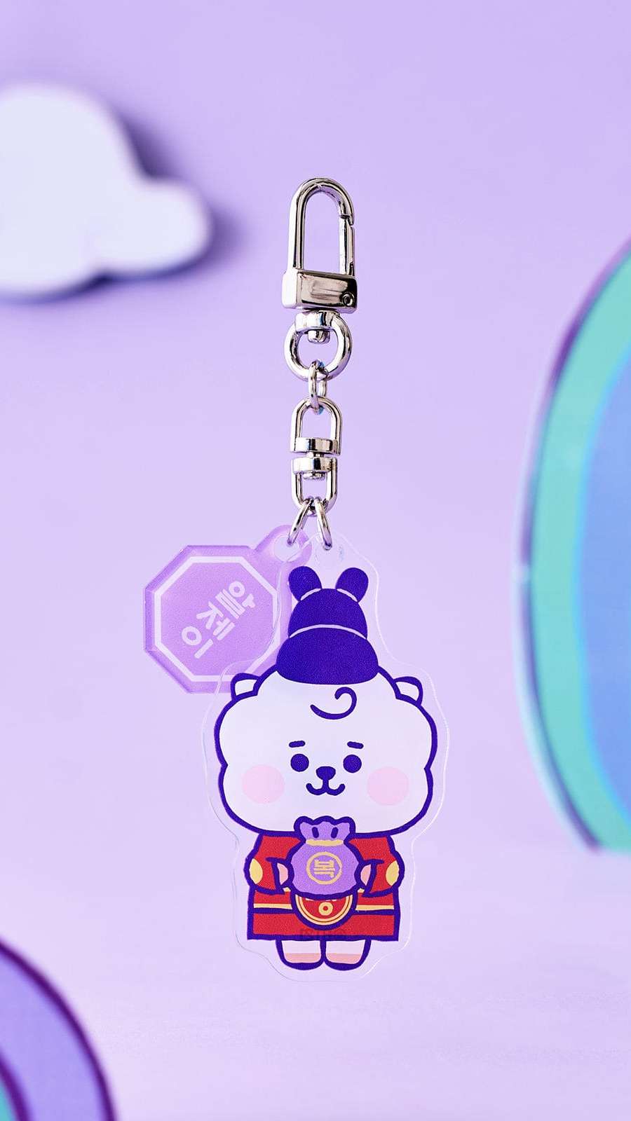 BT21 RJ BABY K Edition 2 Acrylic Keyring