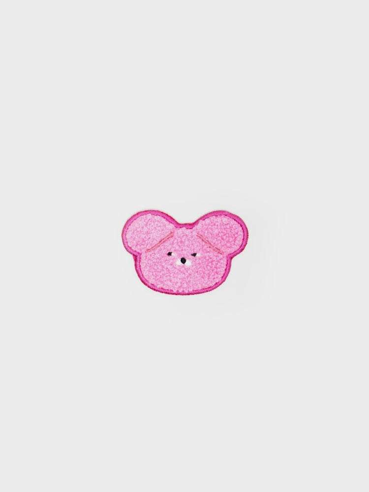 Wasabi Bear Face Wappen Sticker - Pink Sabi Bear
