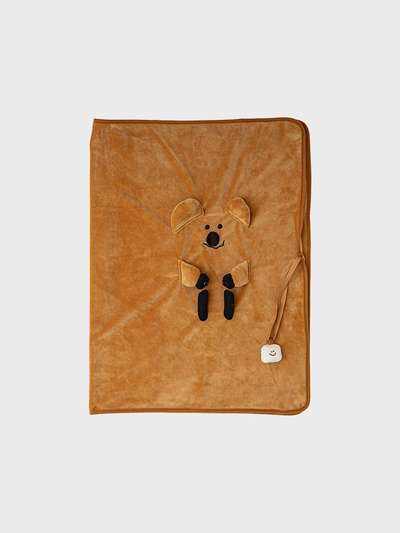 Dinotang Quokka in School Quokka Blanket