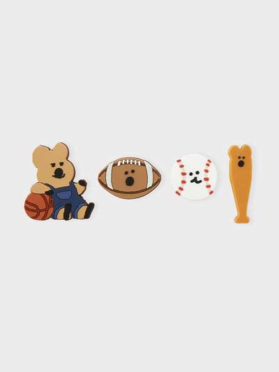 Colle X Dinotang Quokka in School Sticon Set - Sports