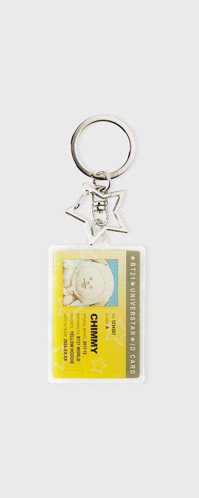 BT21 CHIMMY シルバーエディション IDカード アクリルキーリング