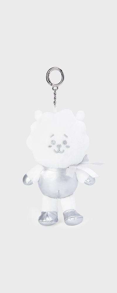 BT21 RJ シルバー エディション ぬいぐるみ キーリング