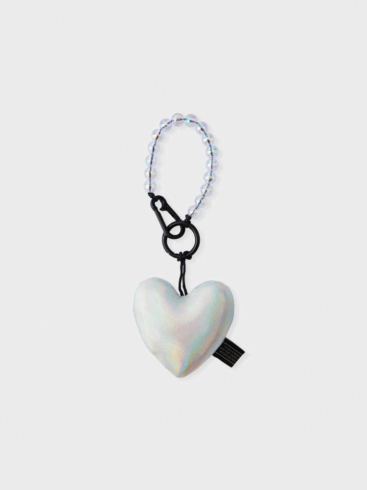 COLLE Heart Padded Keyring Aurora
